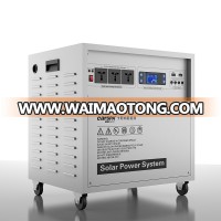 Solar Energy System 1000W home solar system solar panel system inverter+controller+charger+battery